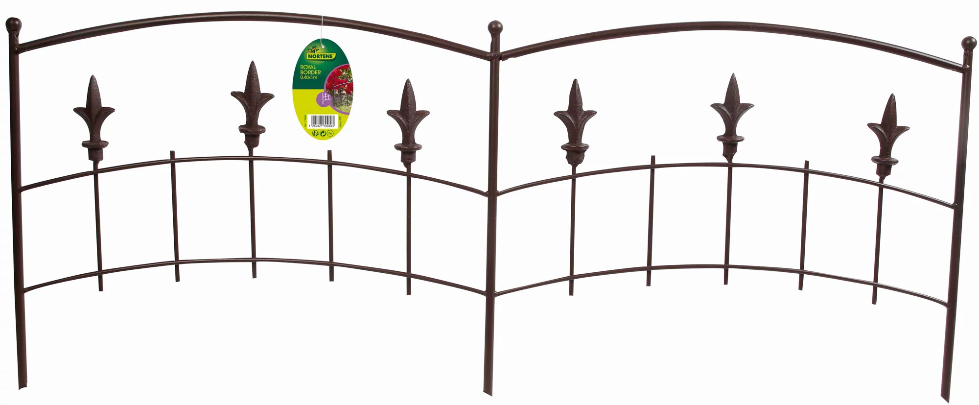 Nortene Royal Border fém szegély 40 cm x 100 cm