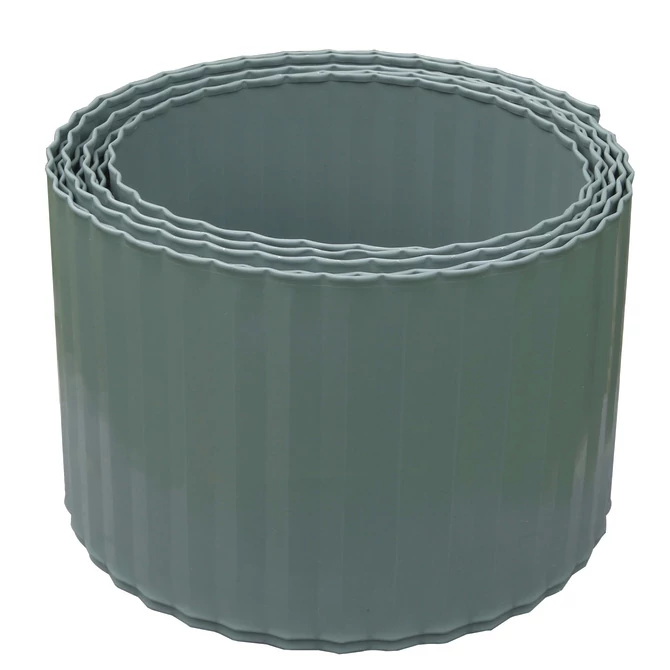 Nortene Steely Bordura galvanizált acél ágyásszegély 6m x 14 cm, zöld