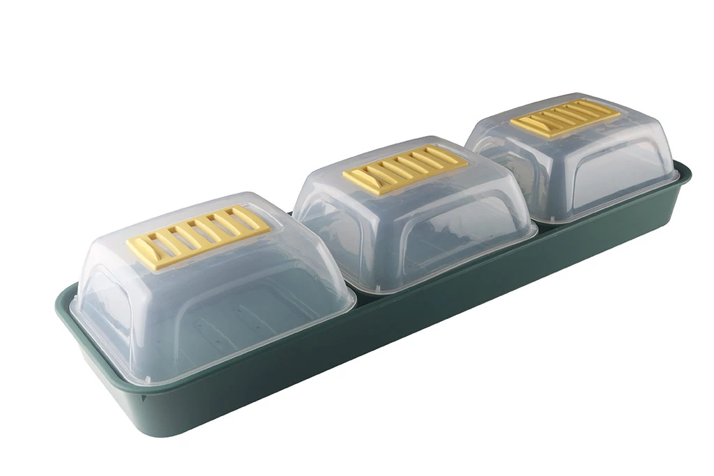 Nortene Rapid Grow Window  ablakba helyezhető mini üvegházak, 22 x 17,5 x 13 cm x 3 db