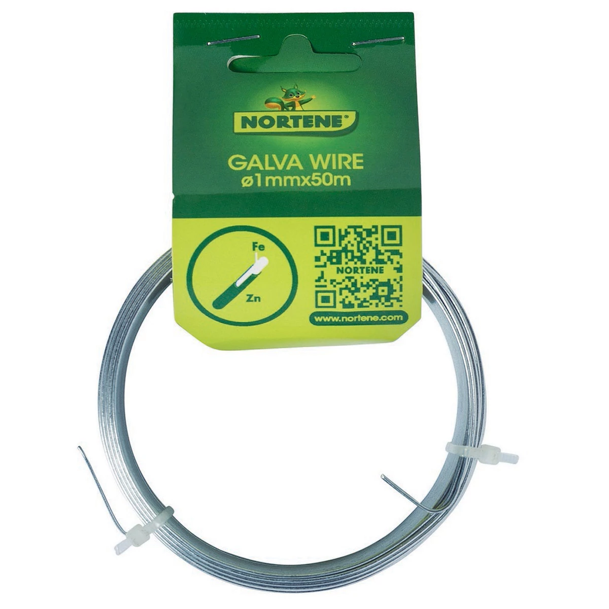 Nortene Galvawire galvanizált dróthuzal, 1mmx50m
