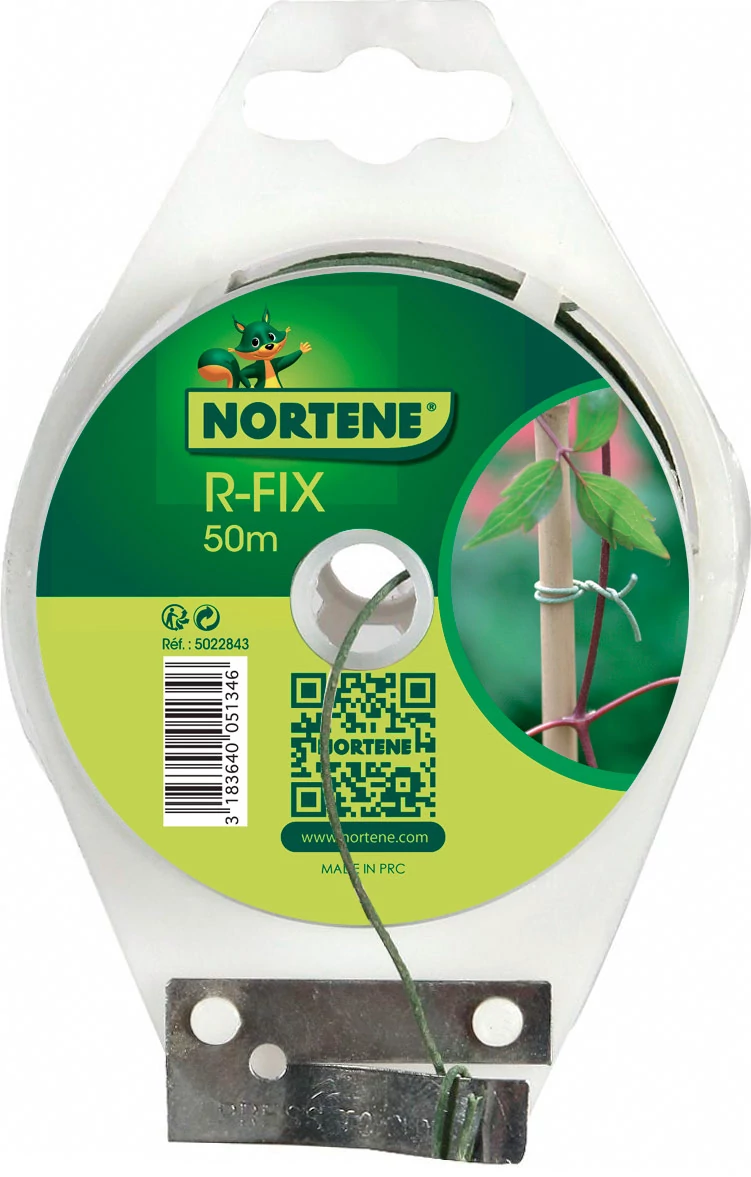 Nortene R-Fix kötöző futó növények rögzítéséhez 50m