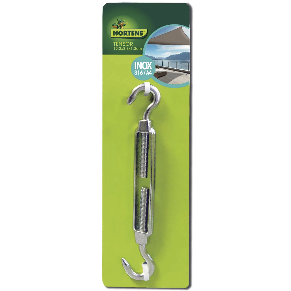 Nortene Tensor napvitorla feszítő 19,2 x 3,3 x 1,3 cm